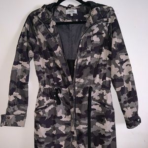 Charlotte Russe long camouflage jacket